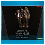 Han Solo & Chewbacca ARTFX+ 1/10th scale pre-painted model kit from Kotobukiya