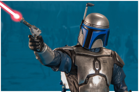 Jango Fett Attack Of The Clones ARTFX+ Statue From Kotobukiya Jango Fett Attack Of The Clones ARTFX+ Statue From Kotobukiya