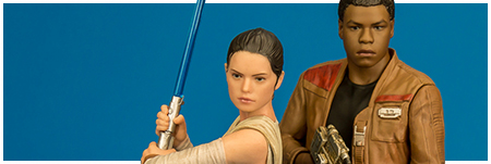 Rey and Finn ARTFX+ Statue Set from Kotobukiya