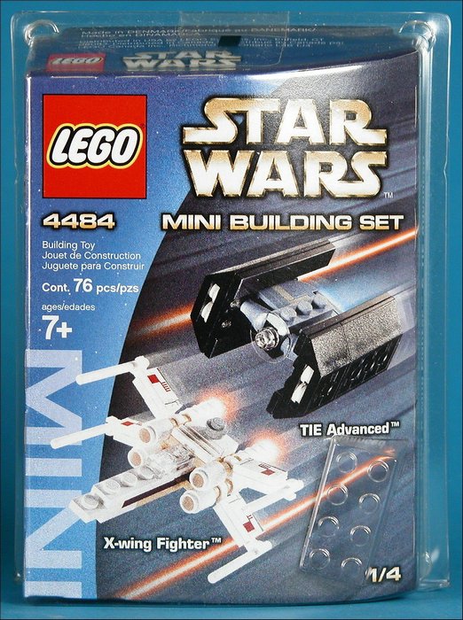 MINI X-Wing Fighter / TIE Advanced (Set 4484) - Boxed Front View