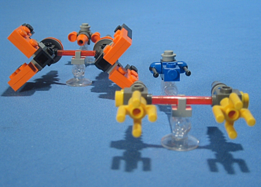 MINI Anakin's Podracer / Sebulba's Podracer (Set 4485) - Loose Front View