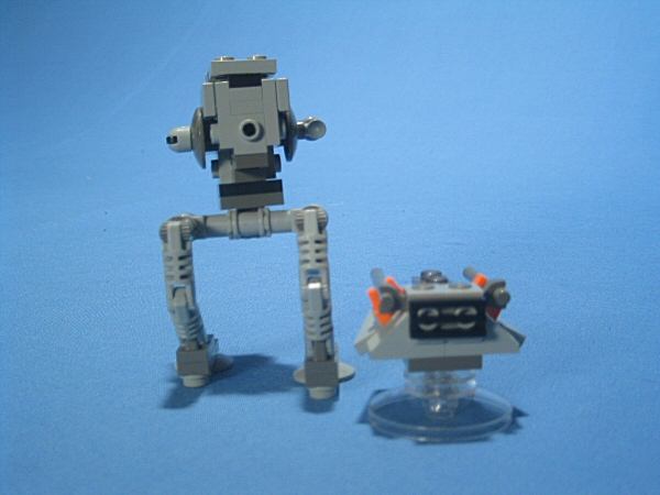 MINI AT-ST / Snowspeeder (Set 4486) - Loose Rear View