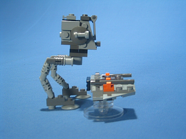 MINI AT-ST / Snowspeeder (Set 4486) - Loose Left View
