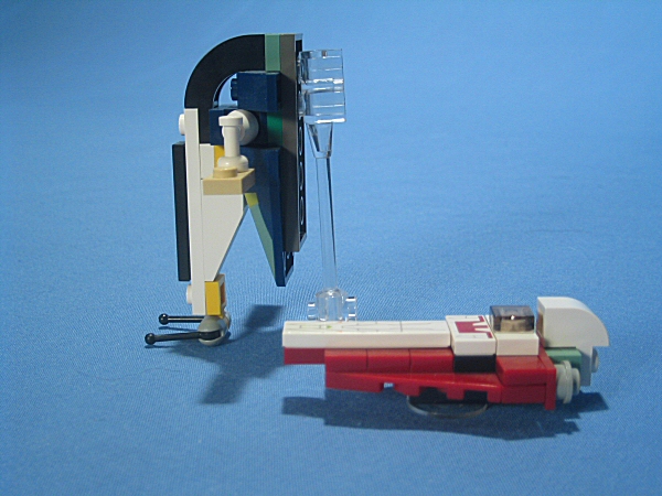 MINI Jedi Starfighter / Slave I (Set 4487) - Loose Right View