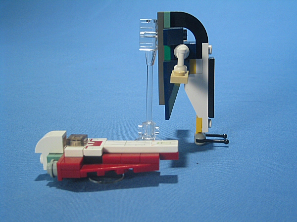MINI Jedi Starfighter / Slave I (Set 4487) - Loose Left View