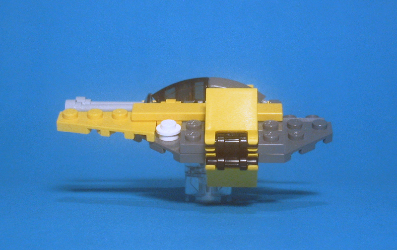 MINI Jedi Starfighter (Set 6966) - Loose Left View