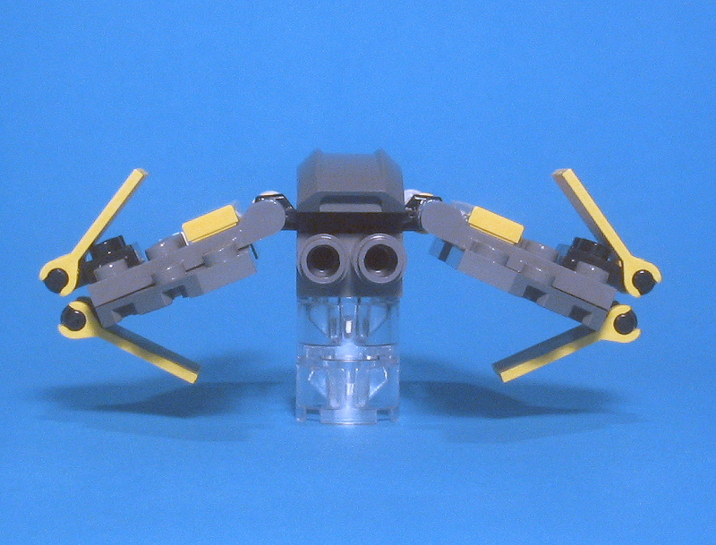 MINI Jedi Starfighter (Set 6966) - Loose Rear View
