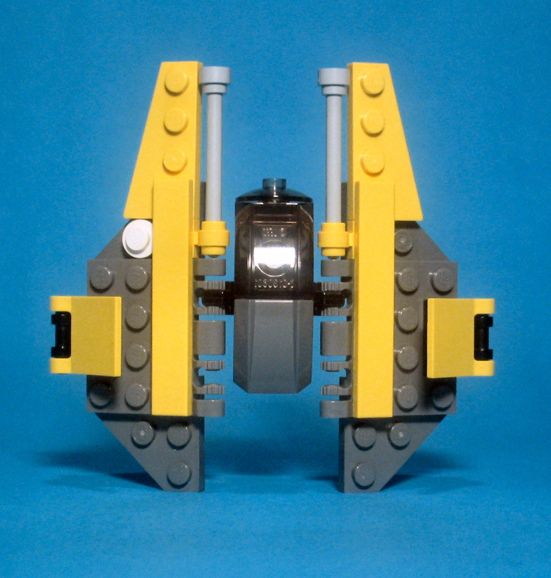 MINI Jedi Starfighter (Set 6966) - Loose Top View