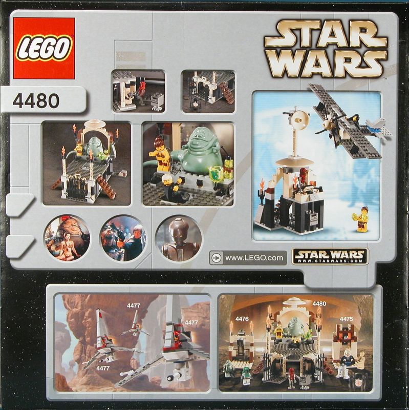 Jabba's Palace (Set 7780) - Boxed Rear View