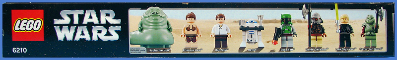 Jabba's Sail Barge (Set 6210) - Boxed Top View