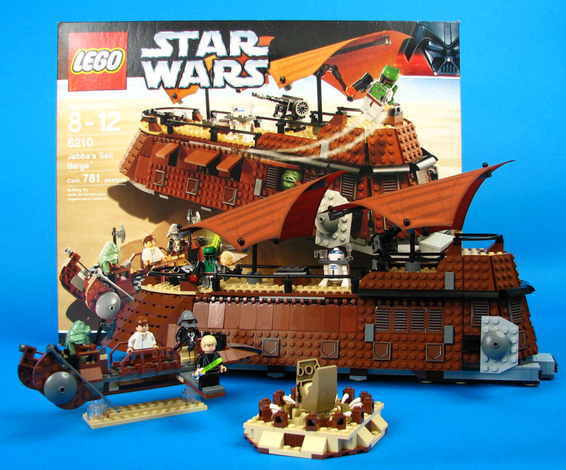 Jabba's Sail Barge (Set 6210) - Group View
