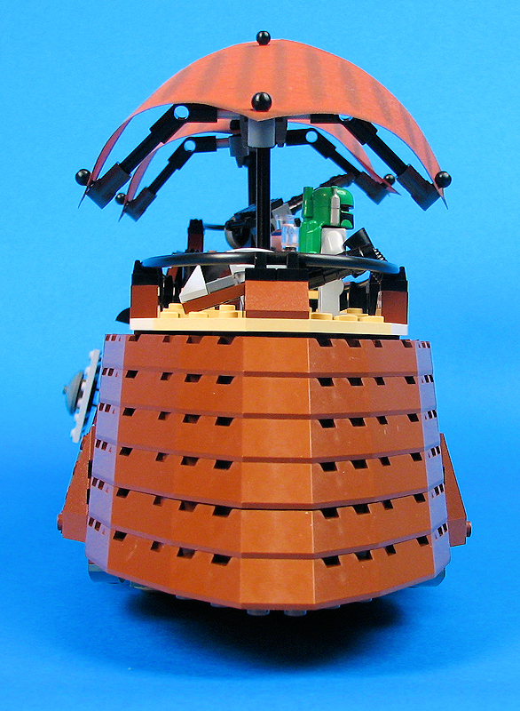 Jabba's Sail Barge (Set 6210) - Loose Front View