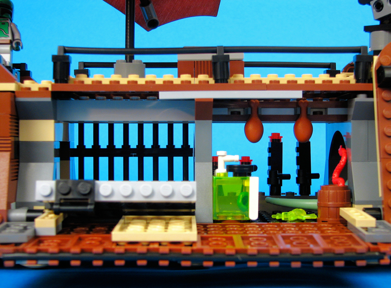 Jabba's Sail Barge (Set 6210) - Loose Kitchen Close-Up