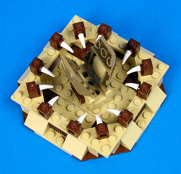 Jabba's Sail Barge (Set 6210) - Loose Sarlacc