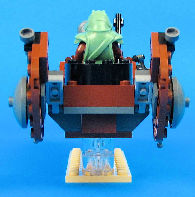 Jabba's Sail Barge (Set 6210) - Loose Skiff Back View