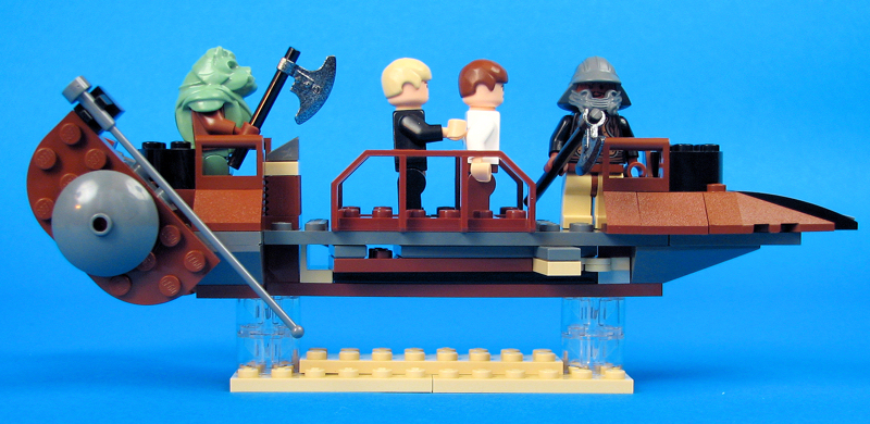 Jabba's Sail Barge (Set 6210) - Loose Skiff Left View