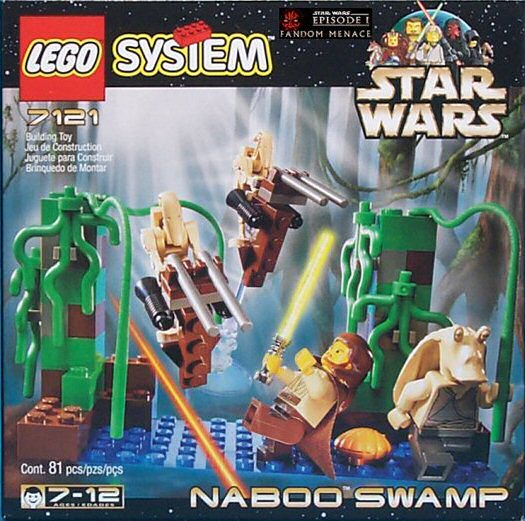 Naboo Swamp (Set 7121) - Boxed Front View