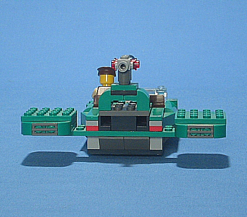 Flash Speeder (Set 7124) - Loose Rear View