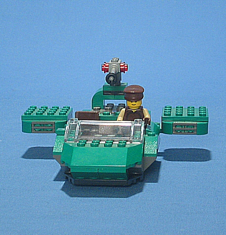 Flash Speeder (Set 7124) - Loose Front View