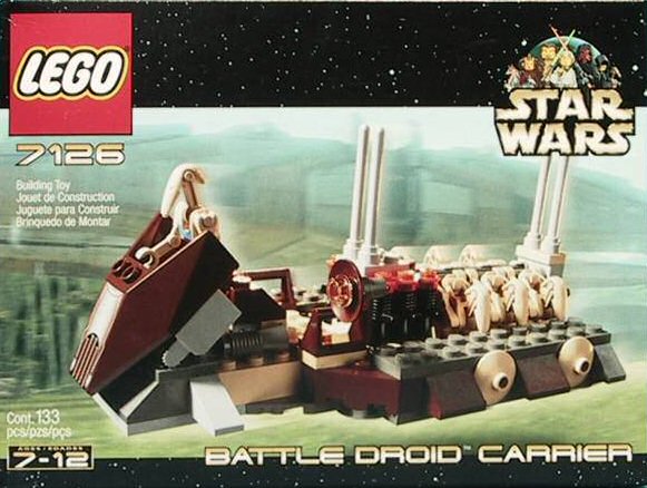 Battle Droid Carrier (Set 7126) - Boxed Front View