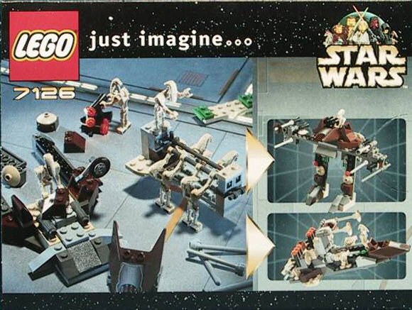 Battle Droid Carrier (Set 7126) - Boxed Rear View