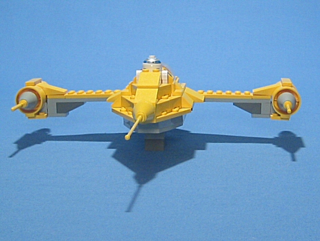 Naboo Fighter (Set 7141) - Loose Rear View