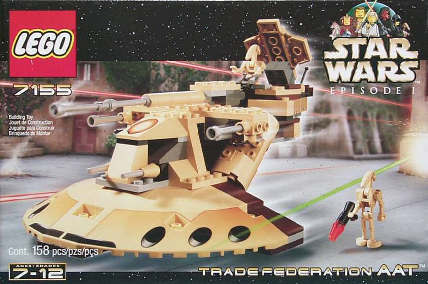 Trade Federation AAT (Set 7155) - Boxed Front View