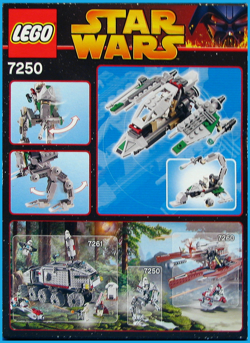 Clone Scout Walker (Set 7250) - Boxed Rear View