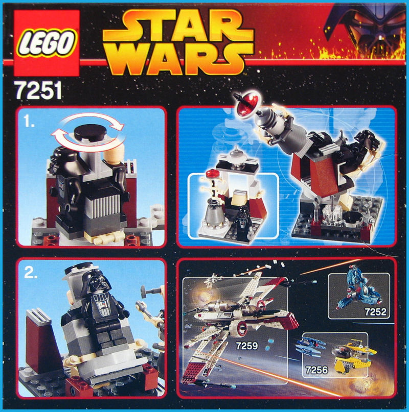 Darth Vader Transformation (Set 7251) - Boxed Rear View