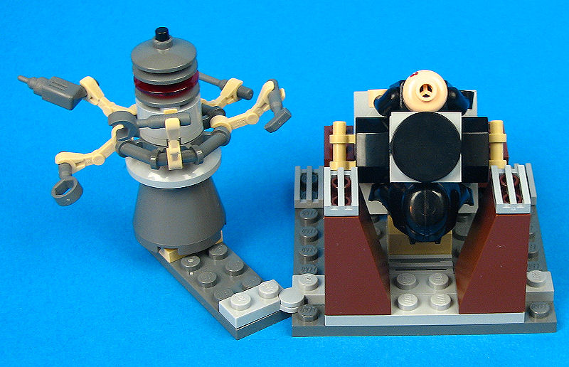 Darth Vader Transformation (Set 7251) - Loose Rear View