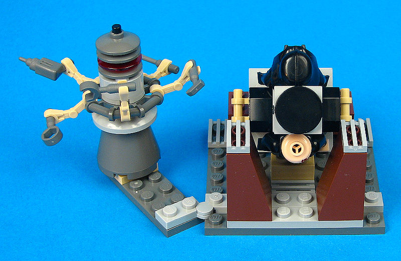 Darth Vader Transformation (Set 7251) - Loose Rear View