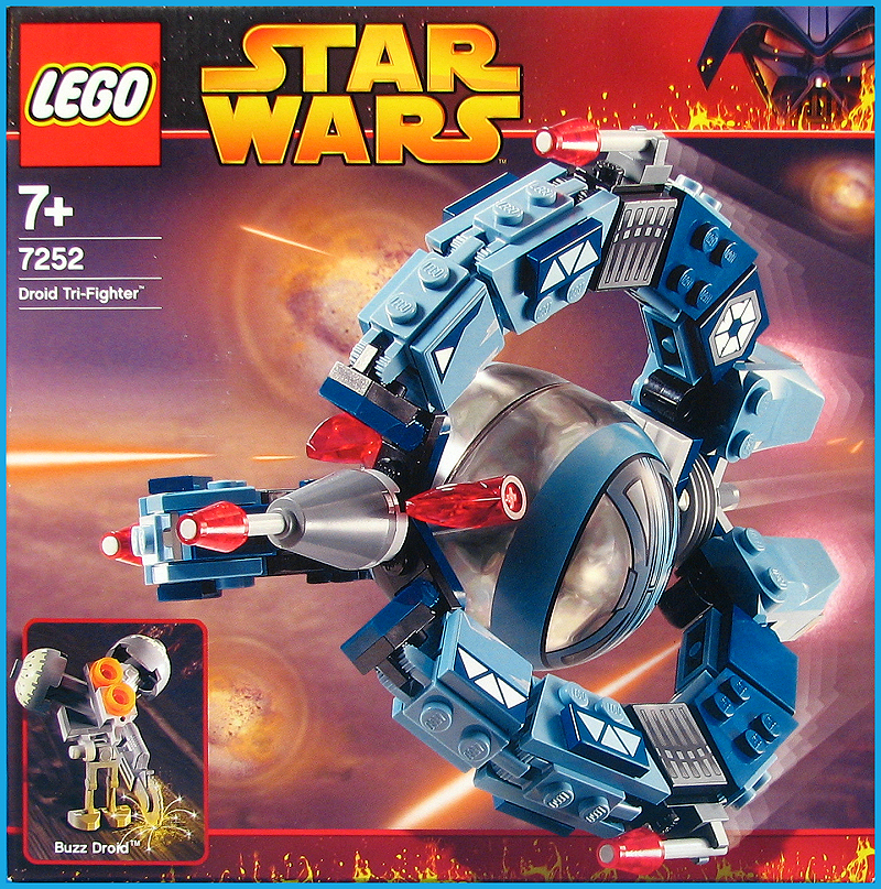 Droid Tri-Fighter (Set 7252) - Boxed Front View