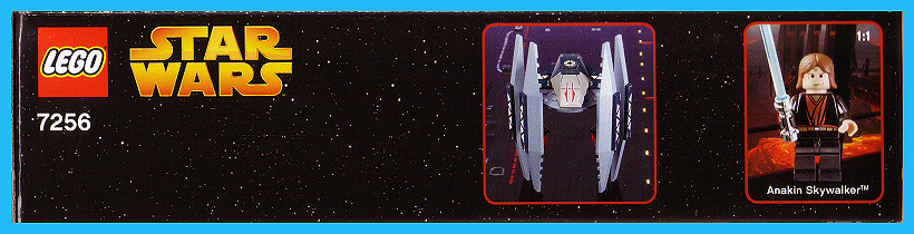 Jedi Starfighter and Vulture Droid (Set 7256) - Boxed Top View