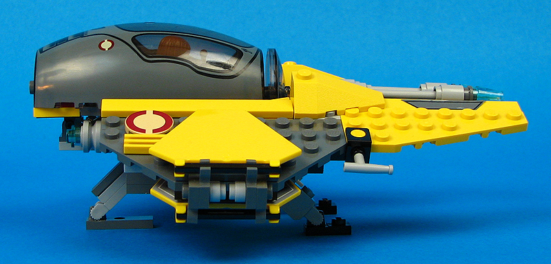 Anakin's Jedi Starfighter (Set 7283) - Loose Left View