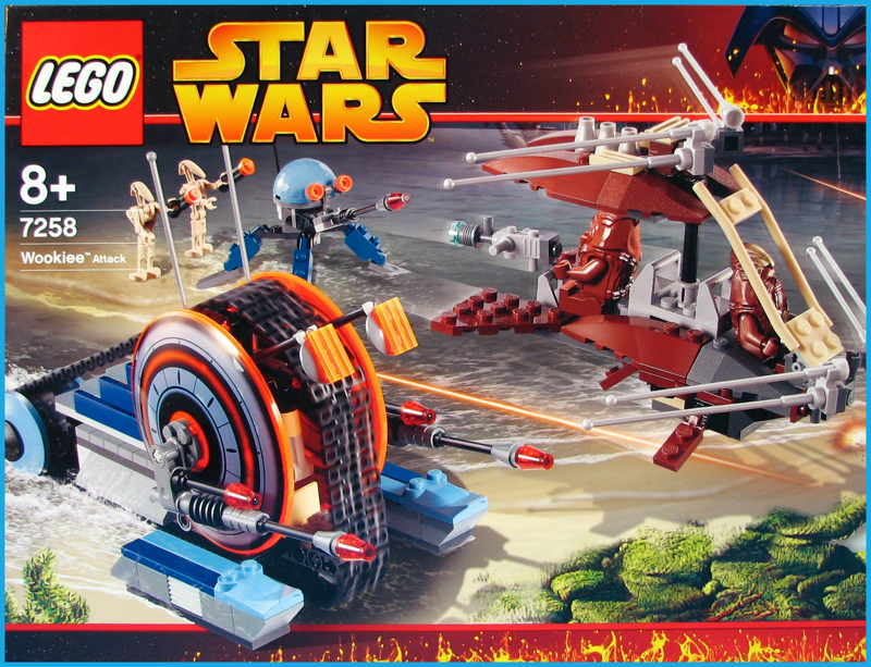 Wookiee Attack (Set 7258) - Boxed Front View