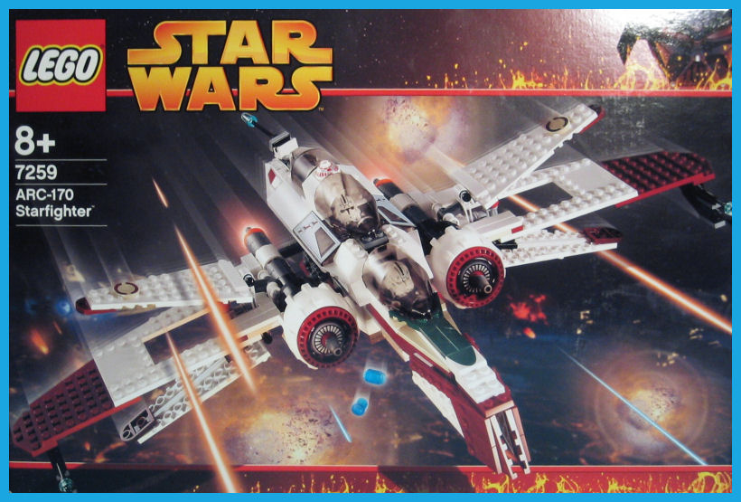 ARC-170 Starfighter (Set 7259) - Boxed Front View