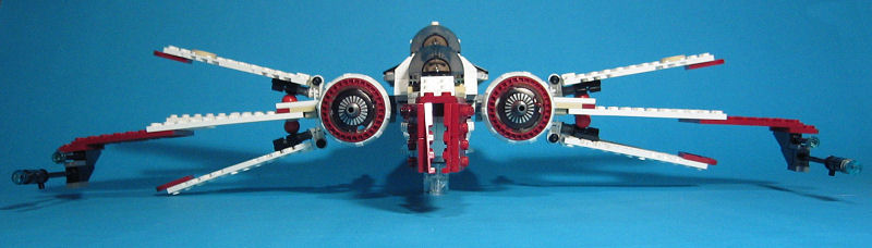 ARC-170 Starfighter (Set 7259) - Loose Front View (Wings Open)