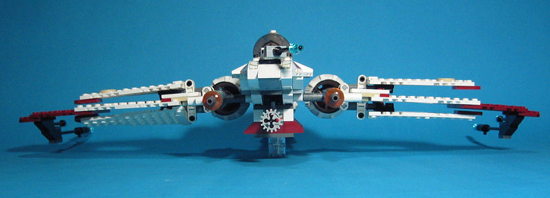 ARC-170 Starfighter (Set 7259) - Loose Rear View (Wings Closed)