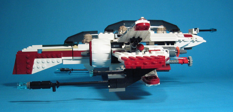 ARC-170 Starfighter (Set 7259) - Loose Right View (Wings Open)