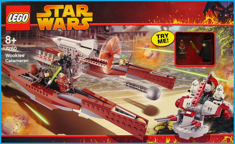 Wookiee Catamaran (Set 7260) - Boxed Front View