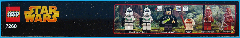 Wookiee Catamaran (Set 7260) - Boxed Top View
