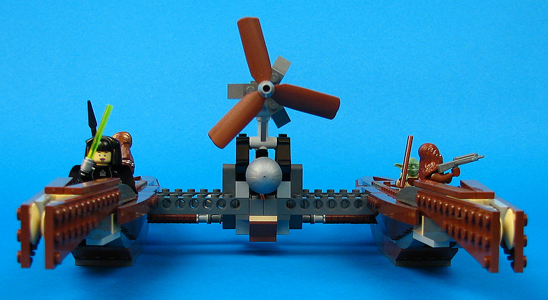 Wookiee catamaran (Set 7260) - Loose Front View