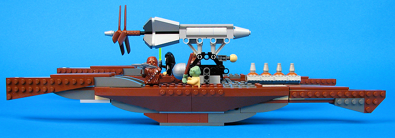 Wookiee catamaran (Set 7260) - Loose Left View