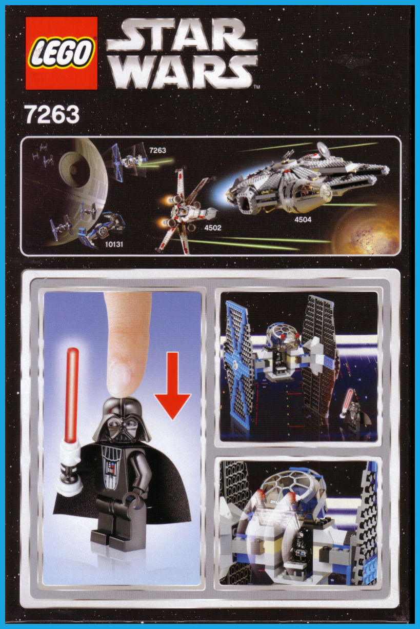 TIE Fighter (Set 7263) - Boxed Rear View