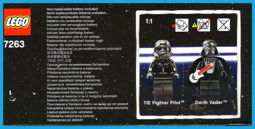 TIE Fighter (Set 7263) - Boxed Top View
