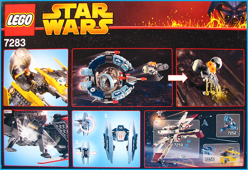 Ultimate Galactic Battle (Set 7283) - Boxed Rear View