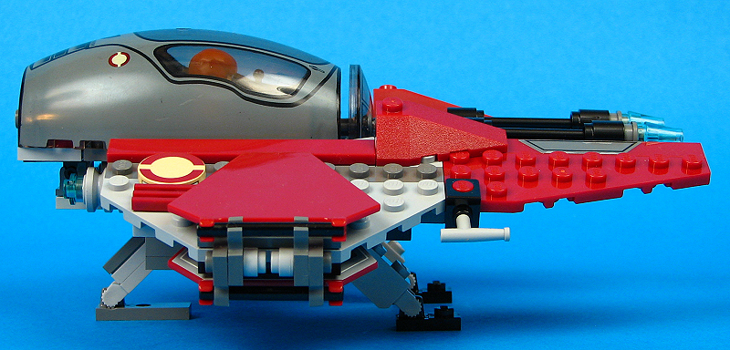 Obi-Wan's Jedi Starfighter (Set 7283) - Loose Left View