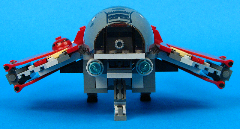 Obi-Wan's Jedi Starfighter (Set 7283) - Loose Rear View