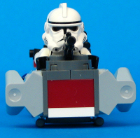 Clone Troopers Battle Pack  (Set 7655) - Loose Speeder Rear View