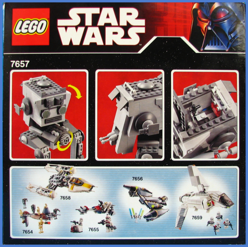 AT-ST (Set 7657) - Boxed Rear View